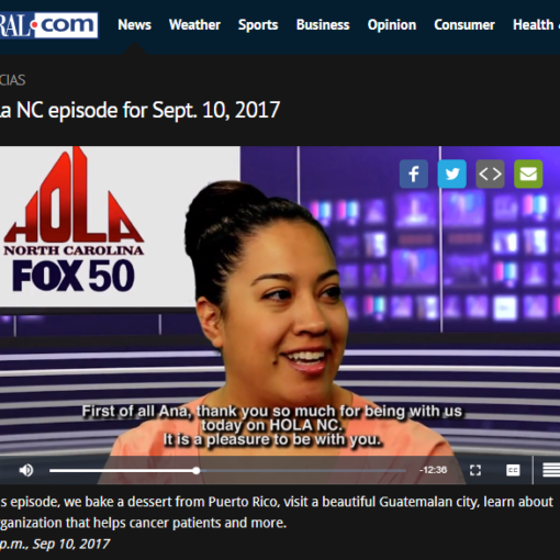 Cancer-Assistance-Durham-NC-Ana-Caldera-Fox50-9.10.17